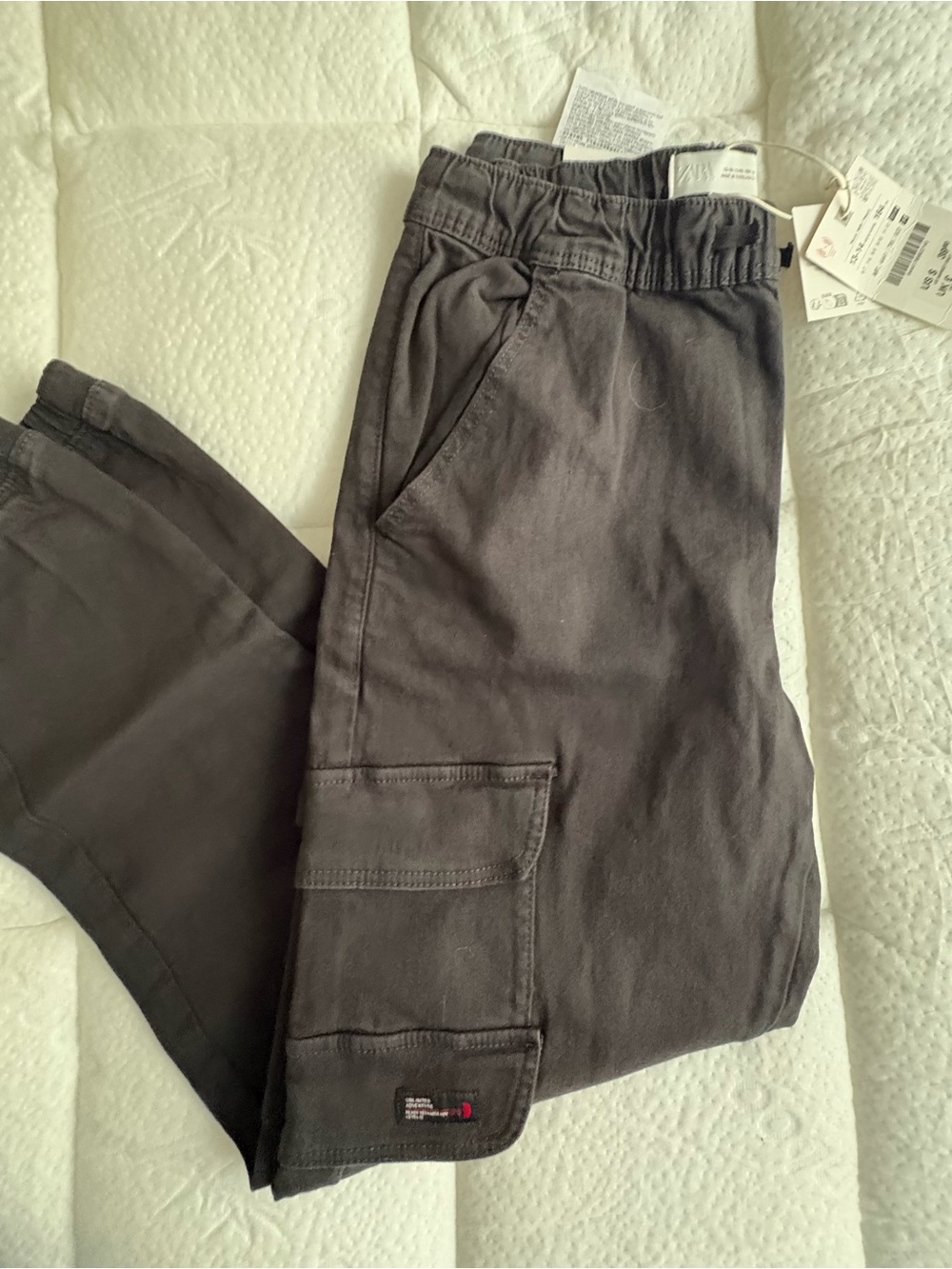 Zara boy’s Dark Gray Cargo Jogger Pants